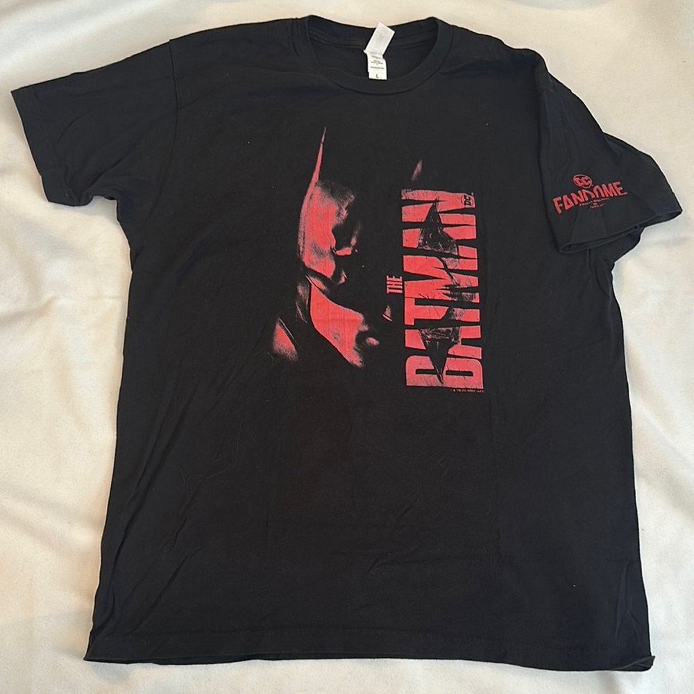 Black and Red The Batman Men's T-Shirt